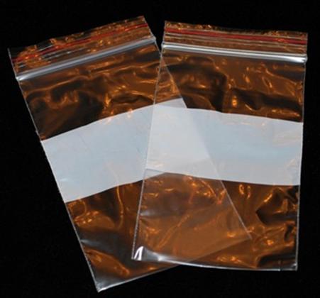 3��?wide x 5��?long, Write on Plastic Ziploc Bag